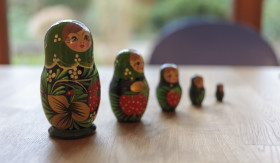 Stock Image: Russian Nesting Dolls