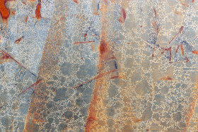 Stock Image: Rusty Metal Container Texture