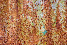 Stock Image: Rusty weathered metal texture