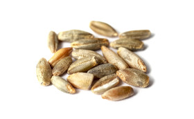 Stock Image: rye seeds grain isolated on white background