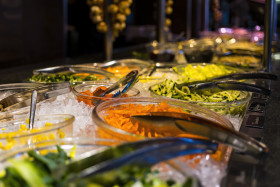 Stock Image: salad buffet