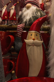 Stock Image: santa claus decor figure