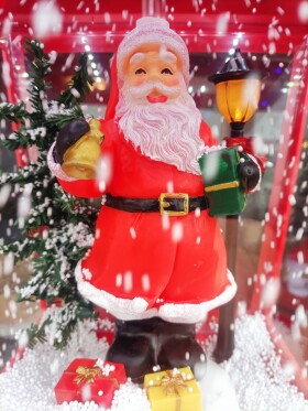 Stock Image: Santa Claus in the snow