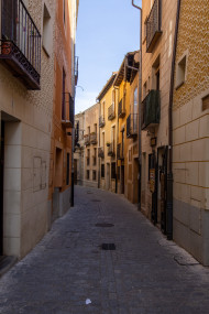 Stock Image: Segovia san millan oldcity alley