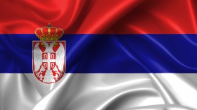 Stock Image: serbian flag