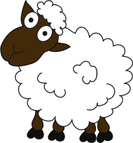 Stock Image: sheep vector and png