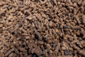 Stock Image: Sheep wool fertilizer pellets