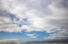 Stock Image: Sky Replacement Blue Cloudy Sky