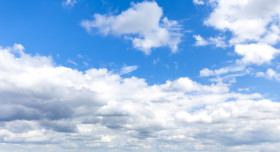 Stock Image: Sky replacement cloudy blue sky