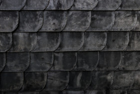Stock Image: slate house wall texture