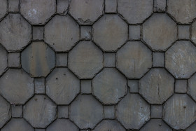 Stock Image: slatestone honeycomb shape wall texture