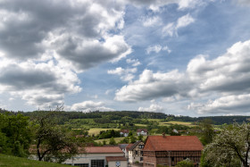 Stock Image: small german village