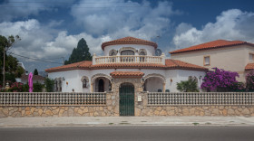 Stock Image: small mediterranean villa