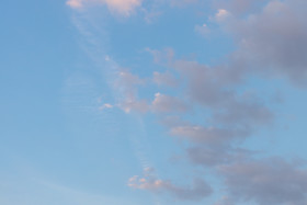 Stock Image: Soft blue sky