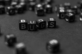 Stock Image: software bugs blocks