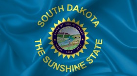 Stock Image: south dakota flag