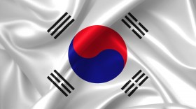Stock Image: south korea flag