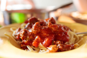 Stock Image: Spaghetti Bolognese