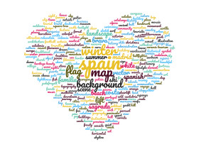 Stock Image: Spain Tag Cloud Image