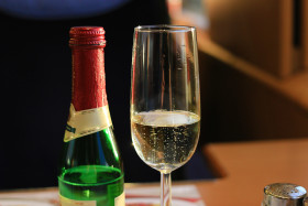 Stock Image: sparkling wine