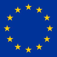 Stock Image: Square flag of european union
