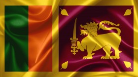 Stock Image: sri lanka flag