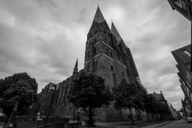 Stock Image: St. Jakobi Church in the historic centre of Luebeck