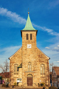 Stock Image: St. Johannes Baptist Church in Hattingen by Germany
