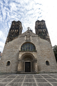 Stock Image: st ludgeri church munster