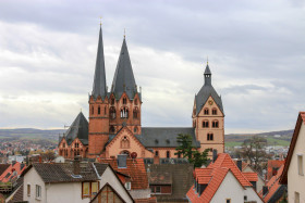 Stock Image: St. Mary church in Gelnhausen