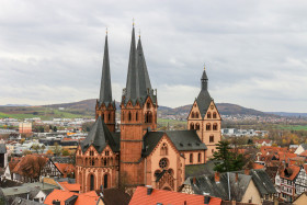 Stock Image: St. Mary church in Gelnhausen
