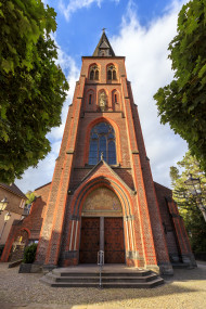 Stock Image: St. Michael Church in Velbert Langenberg