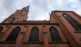 Stock Image: St. Michael Church in Velbert Langenberg