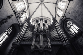 Stock Image: St. Paulus Dom in Munster by Germany Church Organ