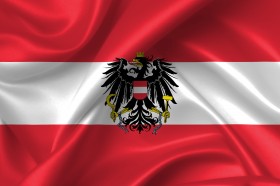 Stock Image: state flag of austria