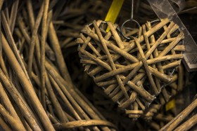 Stock Image: straw heart