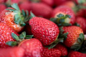 Stock Image: Strawberries Background