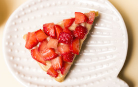 Stock Image: strawberry cake