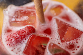 Stock Image: Strawberry cokctail