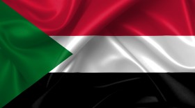 Stock Image: sudan flag