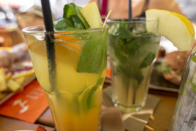 Stock Image: summer cocktails
