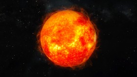 Stock Image: sun in space
