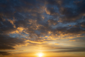 Stock Image: Sunset Sky Replacement