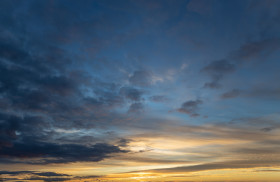 Stock Image: Sunset Sky Replacement