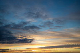 Stock Image: Sunset Sky Replacement