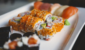 Stock Image: sushi california roll