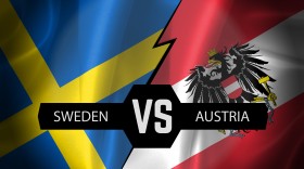 Stock Image: sweden vs austria