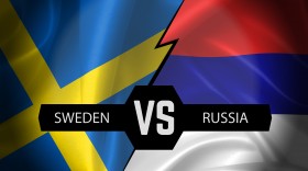 Stock Image: sweden vs russia