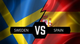 Stock Image: sweden vs spain