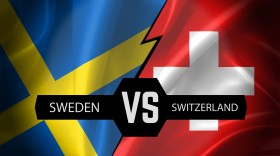 Stock Image: sweden vs switzerland